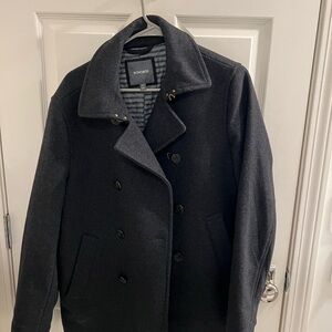 Bonobos Men's charcoal gray Peacoat